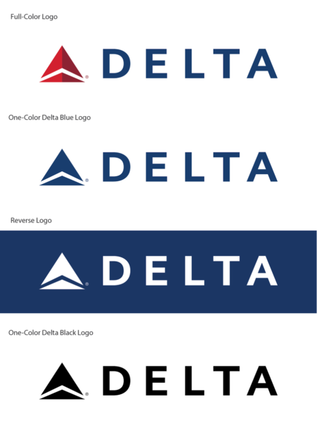Delta, Branding, Brand Guides, Marketing, Logo, Colors, Typeface, Font