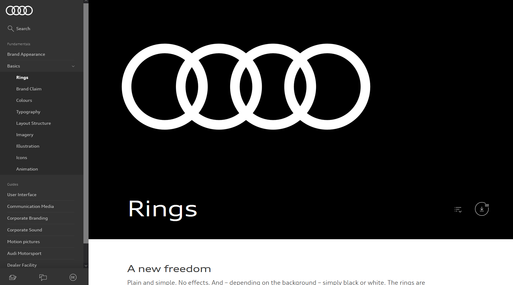 Audi's Brand Guide
