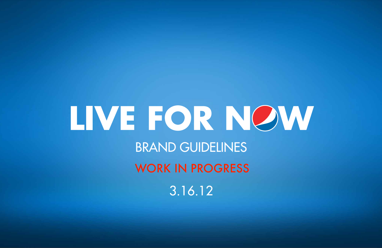 PepsiCo's Brand Guide