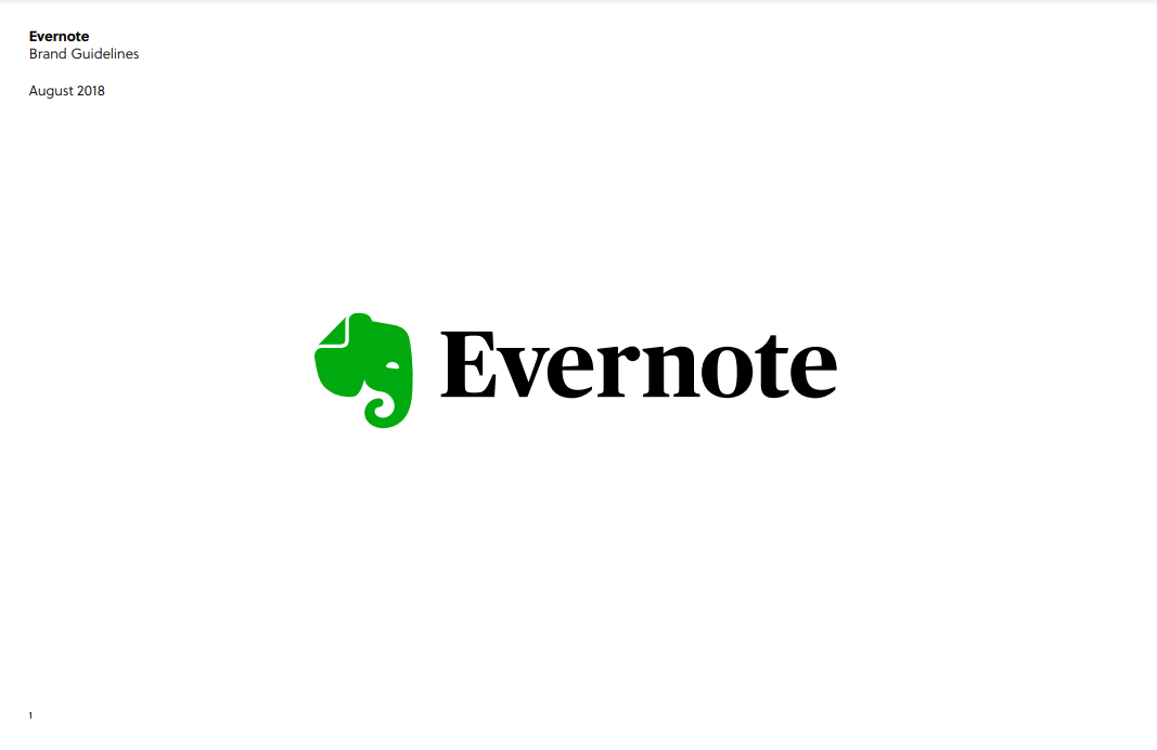 Evernote's Brand Guide