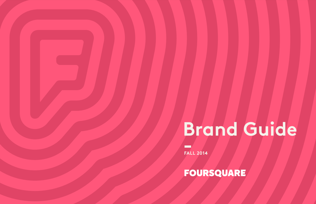 Foursquare's Brand Guide