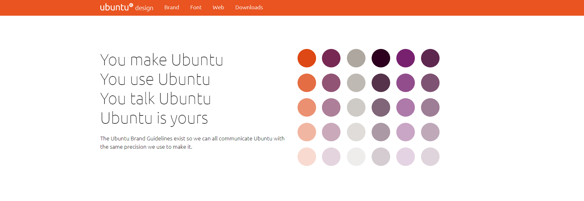 Ubuntu's Brand Guide